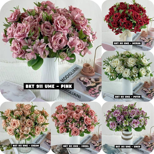 Bouquet bunga BKT 911 UME Artifisial Dekorasi