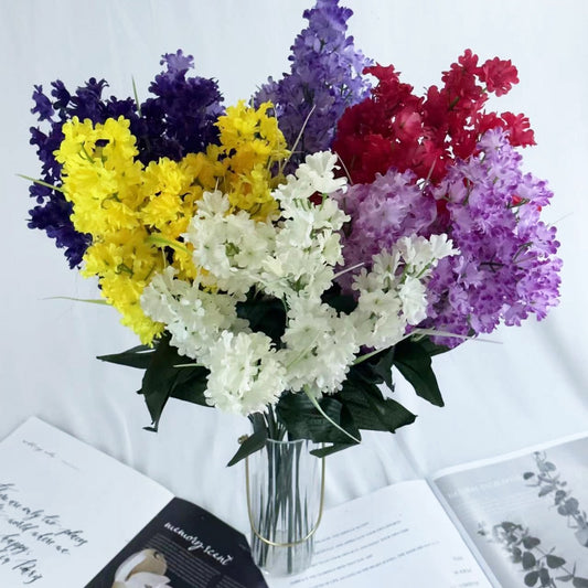 Bouquet bunga CIN7cbg JAN CINTHUS Hyacinthus Eceng Gondok Artifisial Dekorasi