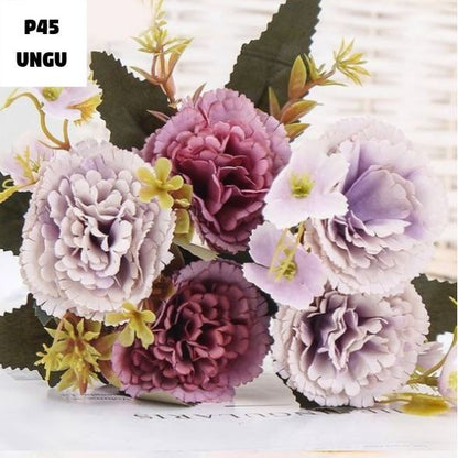 Bouquet bunga P45 CARNA Artifisial Dekorasi