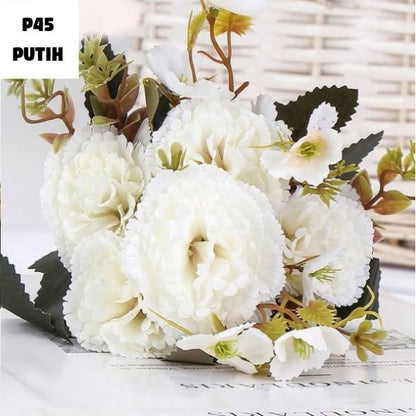 Bouquet bunga P45 CARNA Artifisial Dekorasi