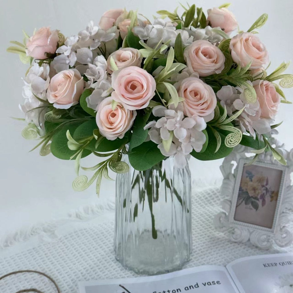 Bouquet bunga BKT 701 AJISAI Artifisial Dekorasi