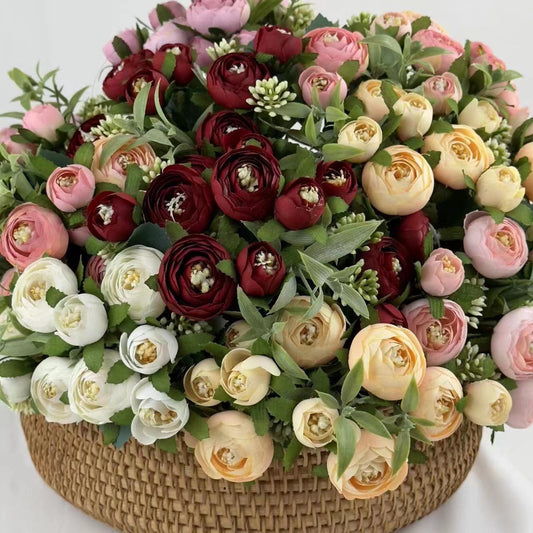 Bouquet bunga BKT 519 CAMEL Artifisial Dekorasi