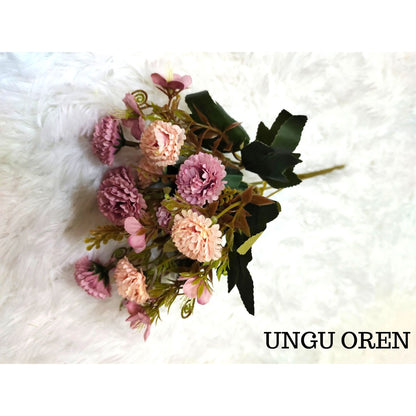 Bouquet bunga P43 LILAC Artifisial Dekorasi