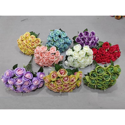 Bouquet bunga P118A MERIMI Artifisial Dekorasi Tanaman