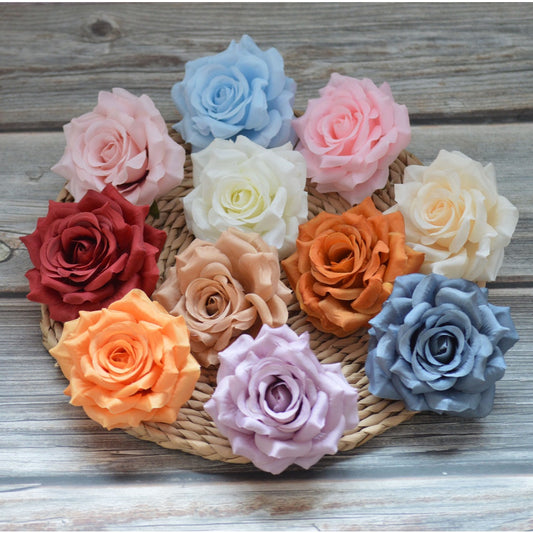 KTM01 LANCIP Diameter 9cm Kepala Kuntum Rose Putik Kuntuman bunga hias plastik gerbera aster krisan dahlia kain hiasan dekor dekorasi pesta pernikahan wedding seserahan hantaran mahar ruangan kamar tidur