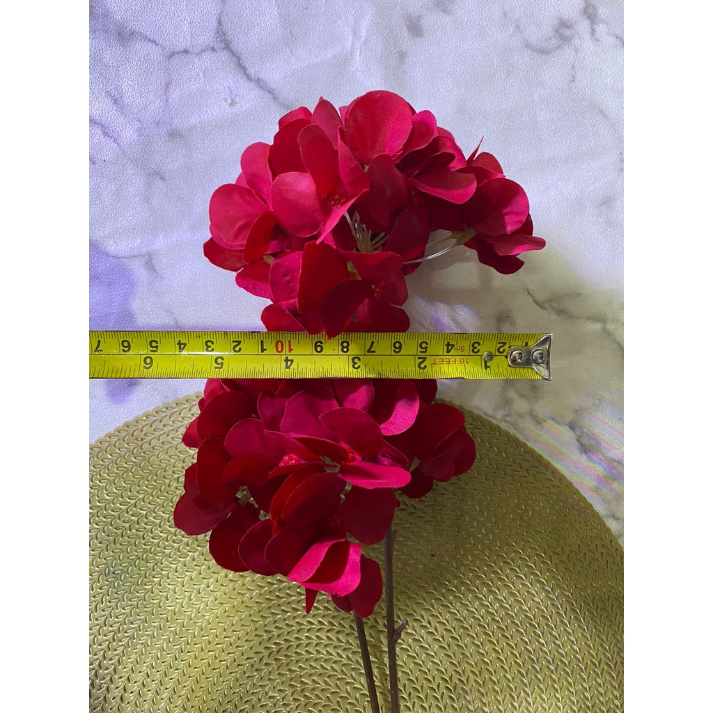 Bunga TWOPOM 70CM Plastik Tanaman HYDRA POM POM Artifisial Palsu Hias Dekorasi Minimalis Home