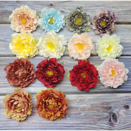 KTM03 PERANCIS Diameter 12cm Kepala Kuntum Dahlia Putik Kuntuman bunga hias plastik gerbera aster krisan dahlia kain hiasan dekor dekorasi pesta pernikahan wedding seserahan hantaran mahar ruangan kamar tidur