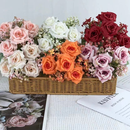 Bouquet bunga BKT 769 ATHENA Mawar Artifisial Dekorasi Hiasan Seserahan Buket Palsu