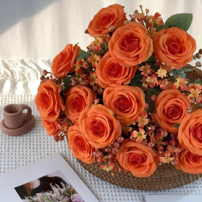 Bouquet bunga BKT 768 YOYO Mawar Artifisial Dekorasi Hiasan Seserahan Buket Palsu