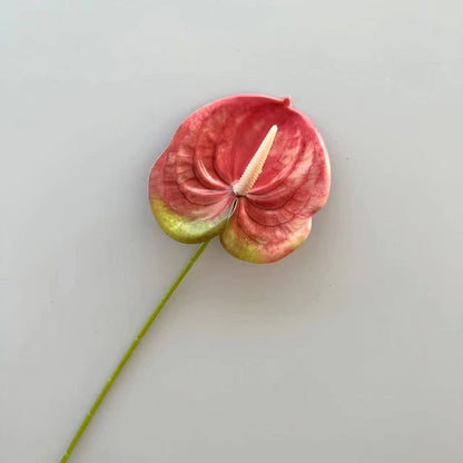 C13 ANTHURIUM 60cm Artificial Bunga Anthurium Diameter 13cm Palsu Plastik Buatan Imitasi Hias Dekor Buket Bouquet Rumah Pesta/Bunga Hias