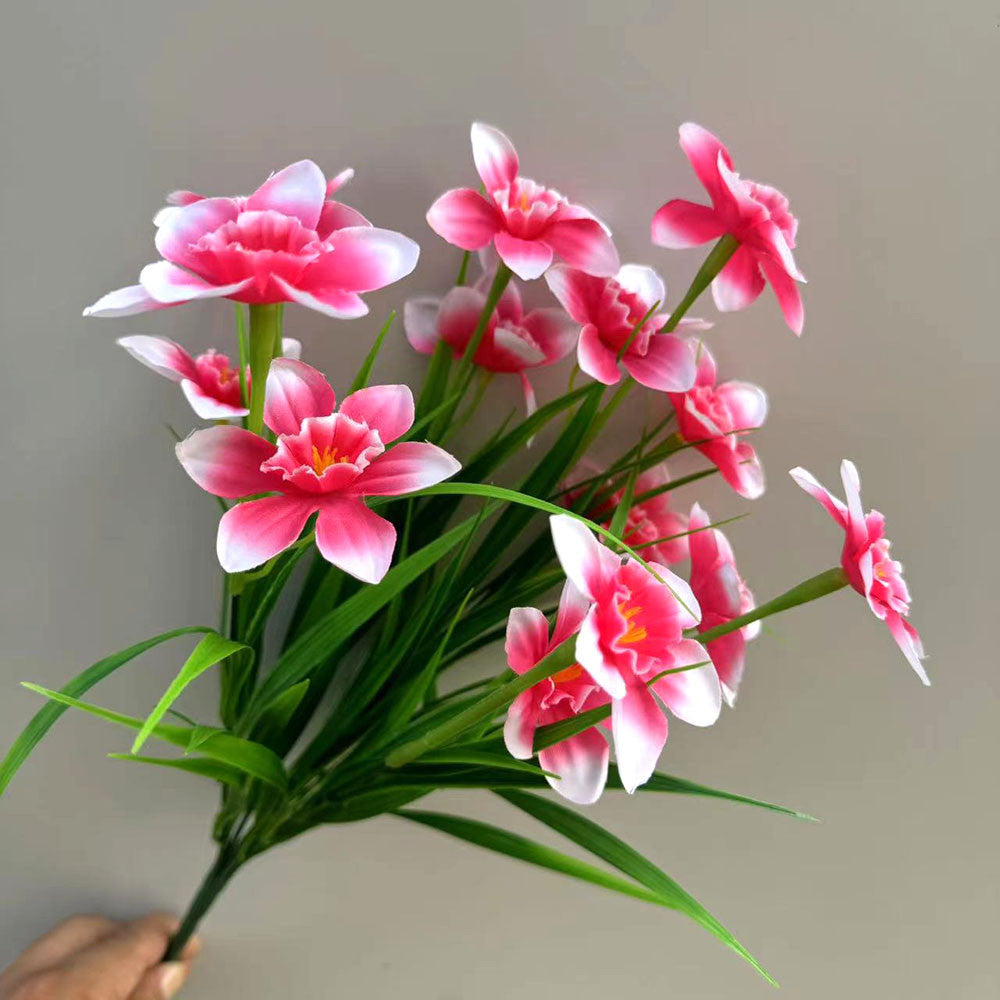 Bouquet bunga P100 DAFFODILS Bakung Lily Artifisial Dekorasi Hiasan Seserahan Buket Palsu