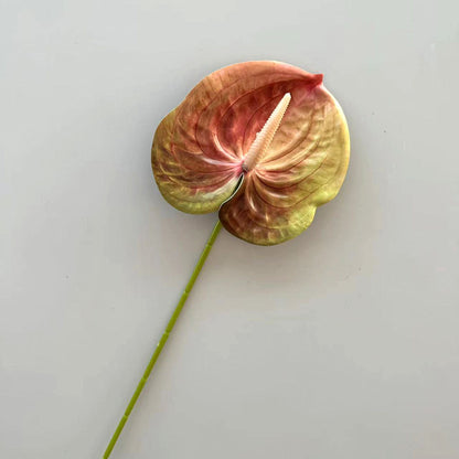 C13 ANTHURIUM 60cm Artificial Bunga Anthurium Diameter 13cm Palsu Plastik Buatan Imitasi Hias Dekor Buket Bouquet Rumah Pesta/Bunga Hias