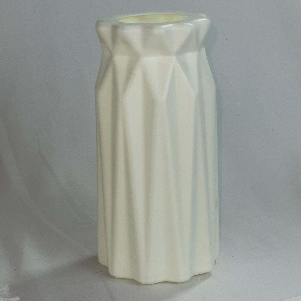 Vas Bunga Pot Bunga Plastik Modern Minimalis Vas Bunga Elegant Hiasan Dekorasi Import Murah