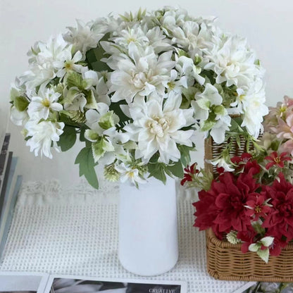 Bouquet bunga BKT 780 LEA Krisan Artifisial Dekorasi Hiasan Seserahan Buket Palsu