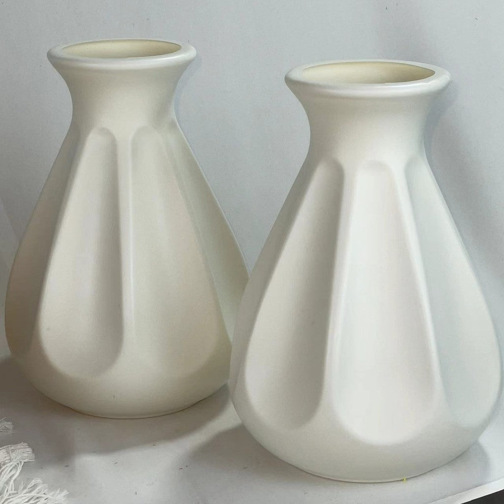 Vas Bunga Pot Bunga Plastik Modern Minimalis Vas Bunga Elegant Hiasan Dekorasi Import Murah