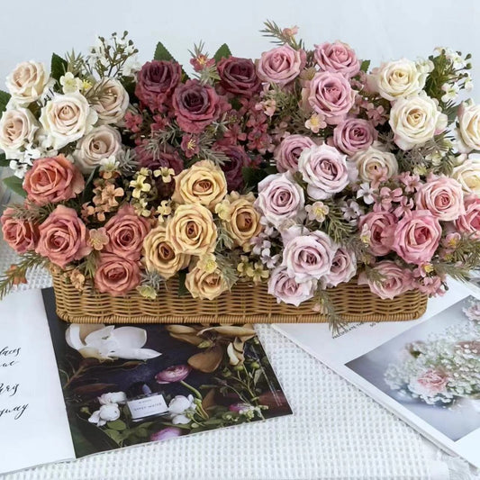 Bouquet bunga BKT 775 SNAPYY Mawar Artifisial Dekorasi Hiasan Seserahan Buket Palsu