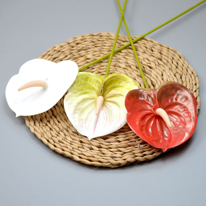 C13 ANTHURIUM 60cm Artificial Bunga Anthurium Diameter 13cm Palsu Plastik Buatan Imitasi Hias Dekor Buket Bouquet Rumah Pesta/Bunga Hias